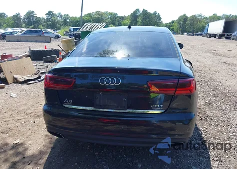 2016 Audi A6 2.0T Premium Plus из США, поврежденный, VIN WAUGFAFC9GN063774